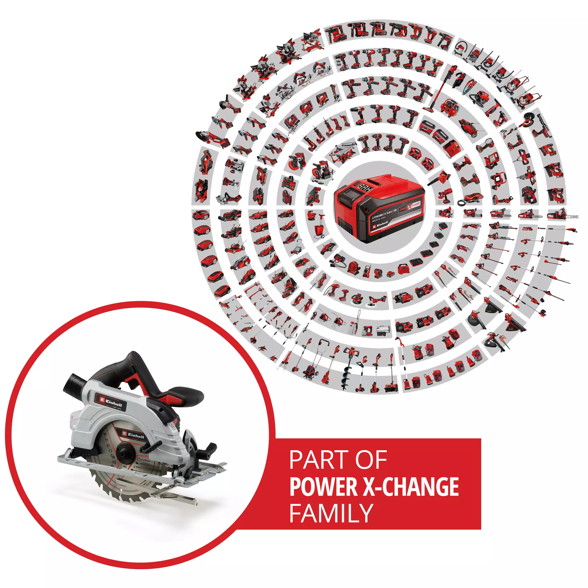 SCIE CIRCULAIRE PORTABLE TE-CS 18/190 Li BL SOLO Marle et ses alentours