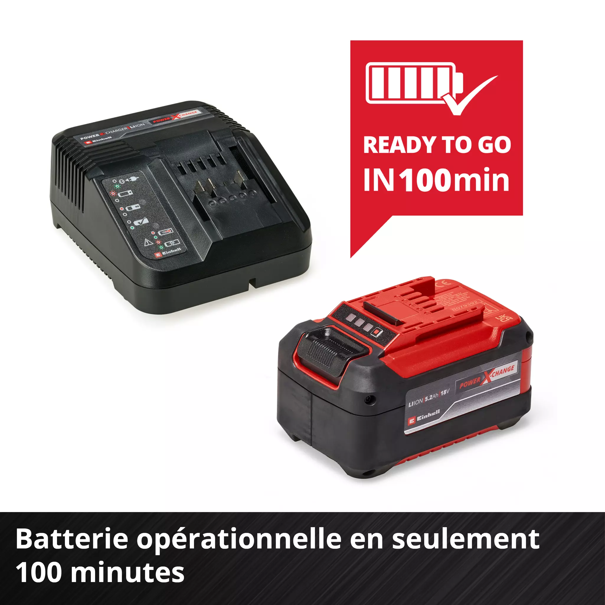 ACCUMULATEUR BATTEUR STARTER KIT EINHELL Marle et ses alentours