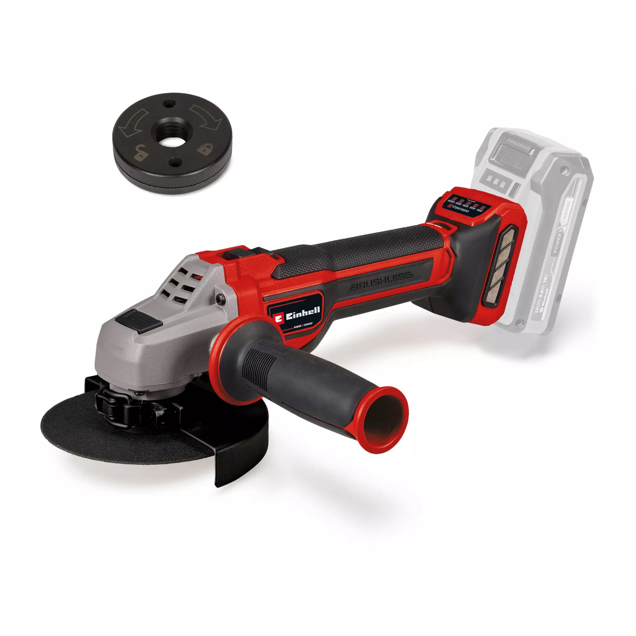 MEULEUSE D'ANGLE SANS FIL TP-AG 18/125 EINHELL Laon et ses alentours