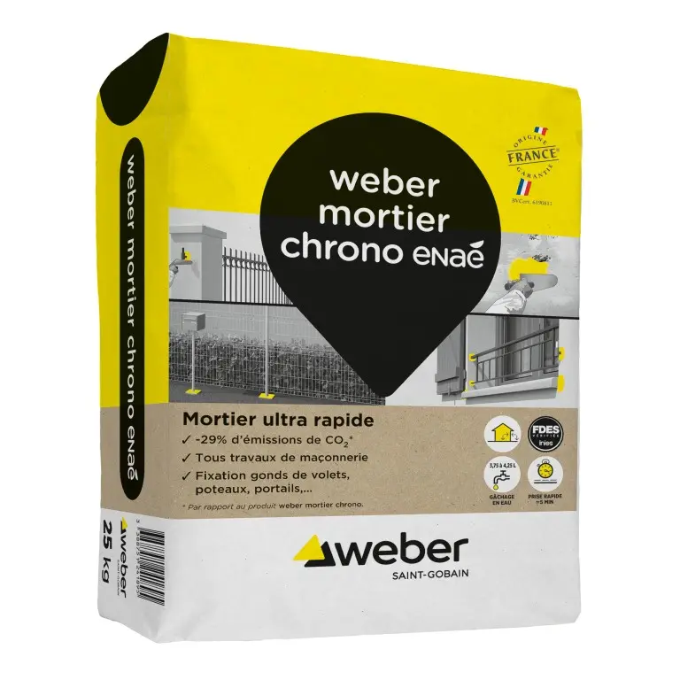 WEBER MORTIER CHRONO ENAE 5KGS Laon et ses alentours