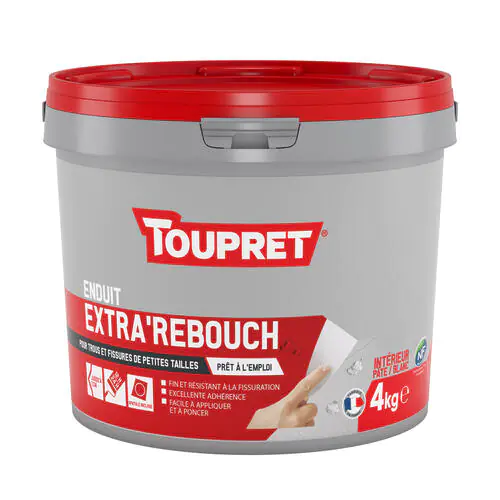 ENDUIT EXTRA REBOUCH'PATE TOUPRET POT DE 4KGS Laon et ses alentours