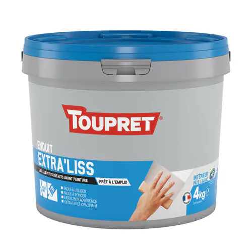 ENDUIT EXTRA'LISS PATE TOUPRET 4KGS Laon et ses alentours