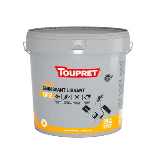 ENDUIT GARNISSANT LISSANT GF2 TOUPRET SEAU DE 25KGS Laon et ses alentours
