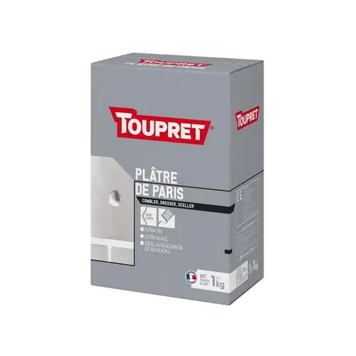 PLATRE DE PARIS TOUPRET - 1KG - 4KGS Laon et ses alentours
