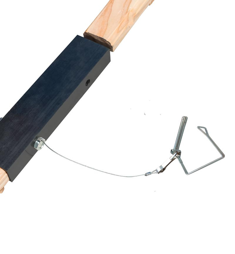 ECHELLE PLATE DE TOIT EN BOIS 2X2.50M HAILO Marle et ses alentours