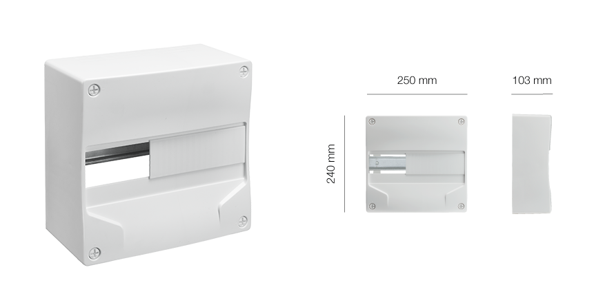 COFFRET A EQUIPER AVEC BORNIER DE REPARTITION - 1 RANGEE DEBFLEX Laon et ses alentours