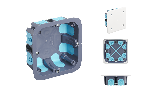 BOITE DE DERIVATION STOPAIR AVEC COUVERCLE 100X100XP40 GRIS BLEU DEBFLEX Laon et ses alentours