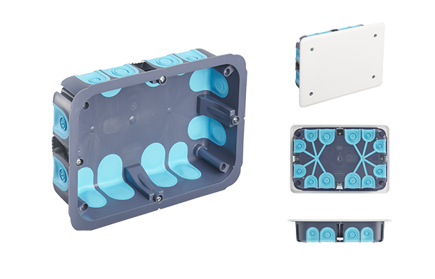 BOITE DE DERIVATION STOPAIR AVEC COUVERCLE 170X110XP40 GRIS BLEU DEBFLEX Laon et ses alentours